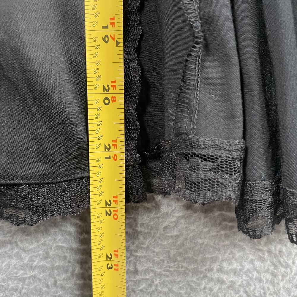 Abercrombie & Fitch Slip Dress Womens S Tall Black Satin Cowl Neck Lined Maxi - Picture 15 of 15